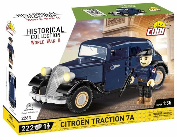 Cobi 2263 - Konstruktionsspielzeug - WWII: 1934 Citroen Traction 7A Cobi 2263 - Konstruktionsspielzeug - WWII: 1934 Citroen Traction 7A
